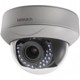 Внутренний бюджетный 2Мп HD-TVI купол HiWatch DS-T207 с вариообъективом