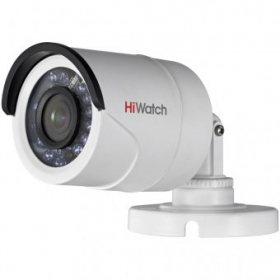 Компактная FullHD цилиндрическая TVI-камера HiWatch DS-T200 с ИК-подсветкой