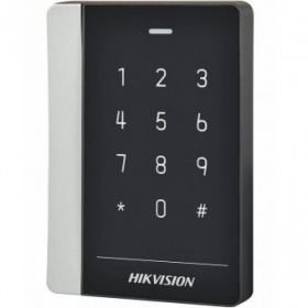 Уличный считыватель EM-Marine карт Hikvision DS-K1102EK с сенсорной клавиатурой