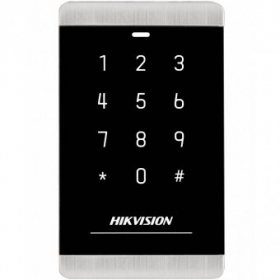Уличный считыватель Mifare карт Hikvision DS-K1103MK с сенсорной клавиатурой