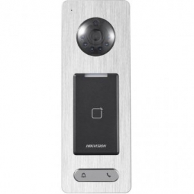 Уличный терминал доступа Hikvision DS-K1T500S с кардридером Mifare и камерой видеонаблюдения