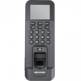 Терминал доступа Hikvision DS-K1T803MF, считыватели: биометрический и Mifare